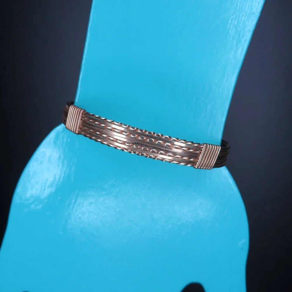 14K Gold Wire Bracelet - Picture 8 of 13